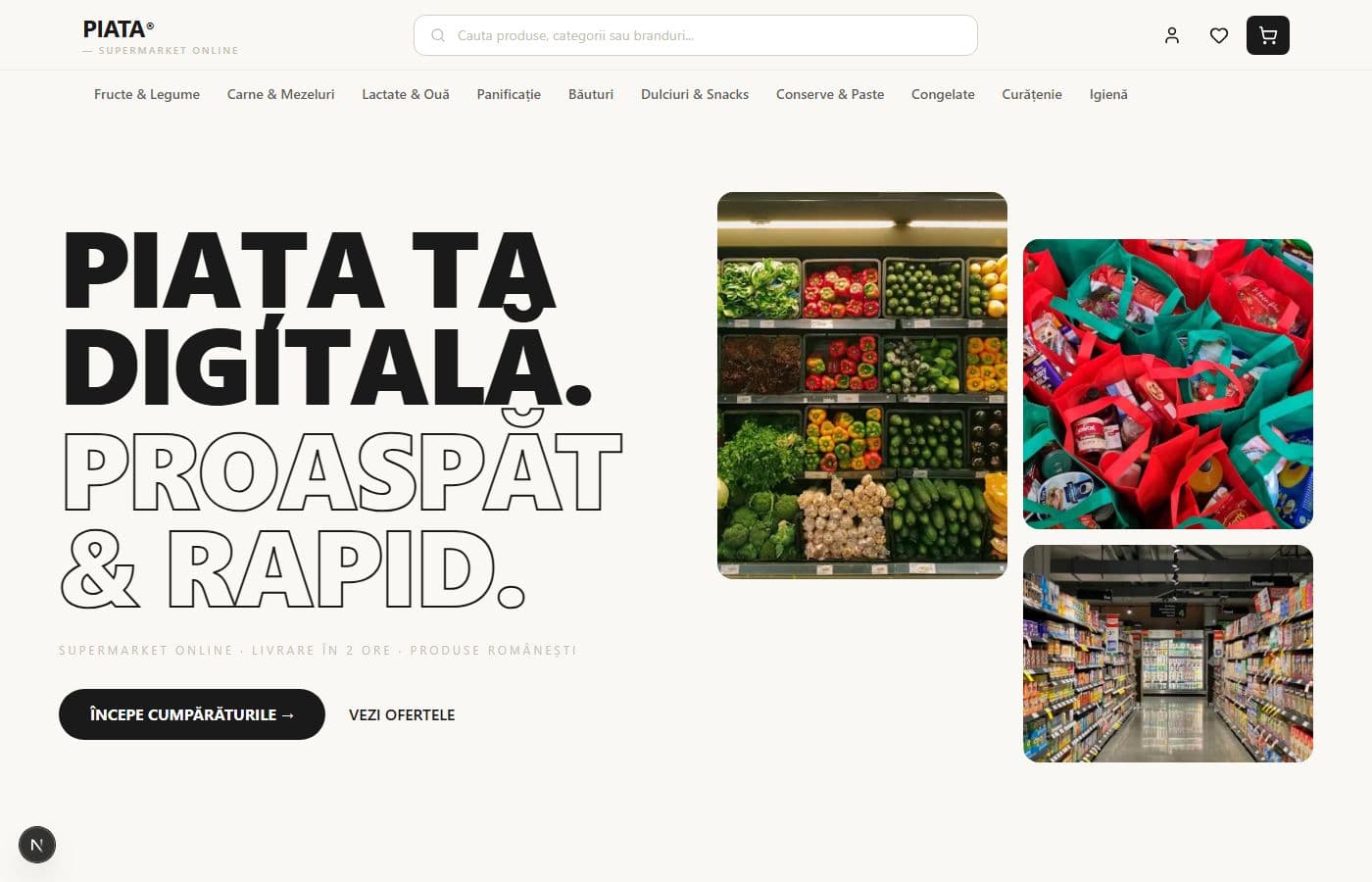 PIAȚA® — Supermarket Digital