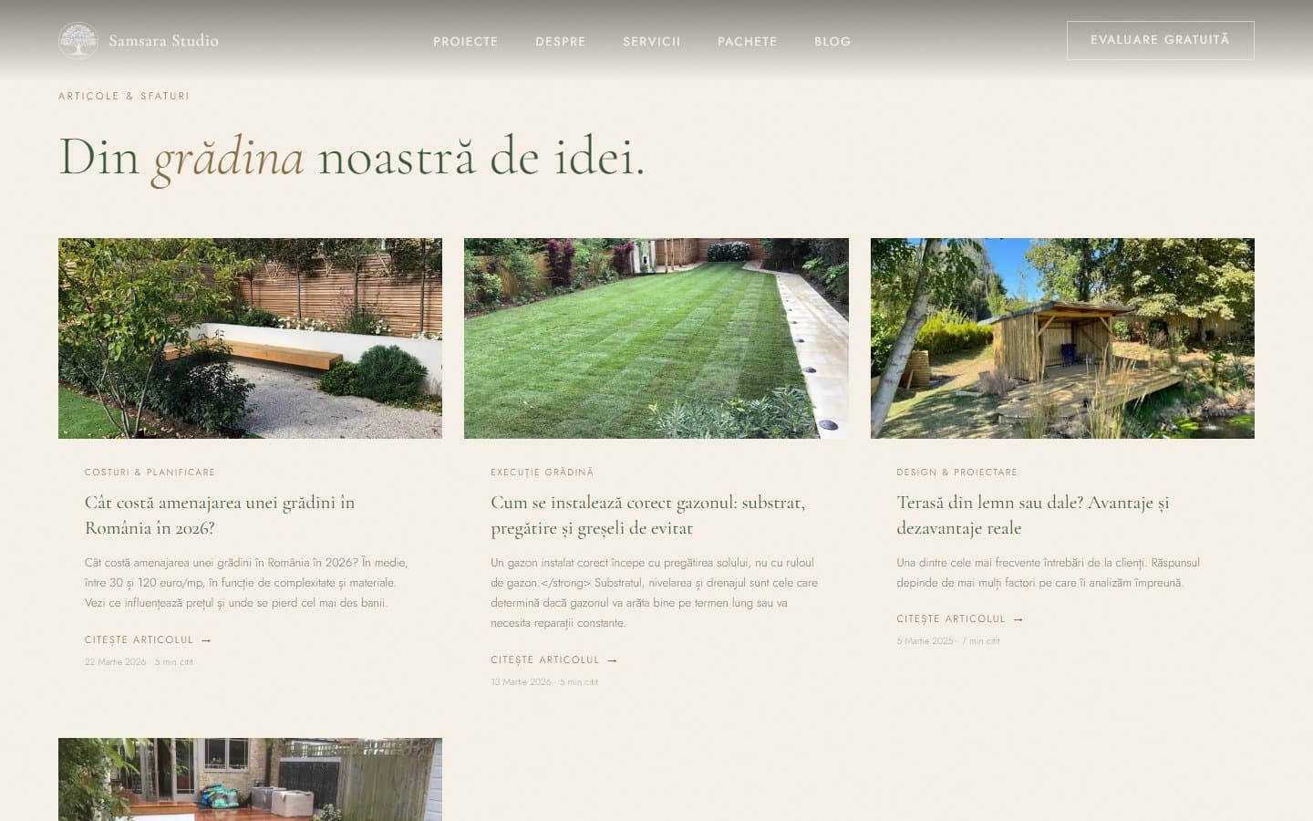 Samsara Studio - Peisagistică & Design Grădini — 4